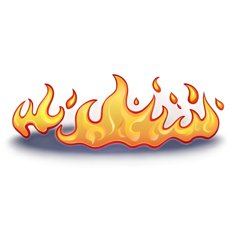 Cartoon Flame Png Enx PNG Image