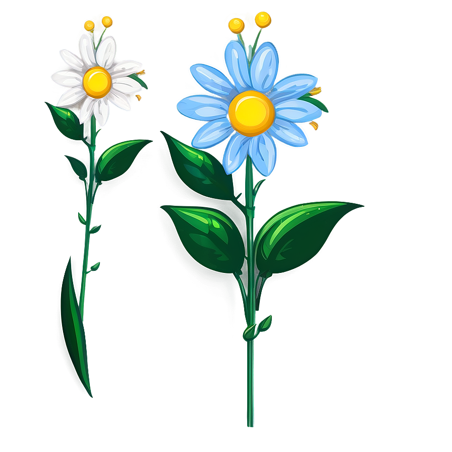 Cartoon Flower Stem Png Wdv PNG Image