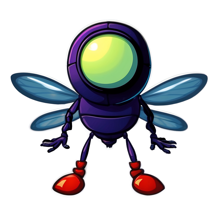 Cartoon Fly Character Png Ffa14 PNG Image