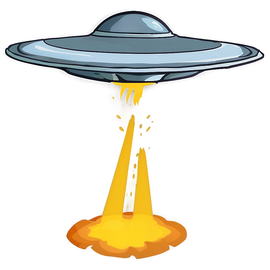 Cartoon Flying Saucer Png 06202024 PNG Image