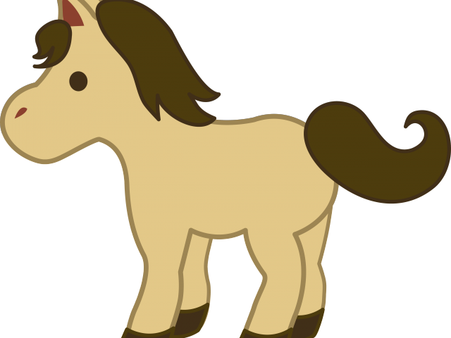 Cartoon Foal Illustration PNG Image