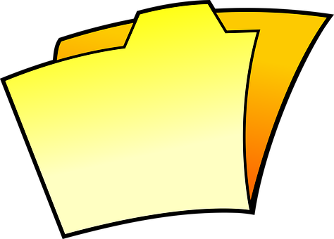 Cartoon Folder Icon PNG Image