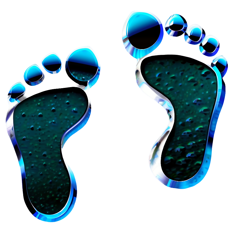 Cartoon Footprints Png Qcx PNG Image