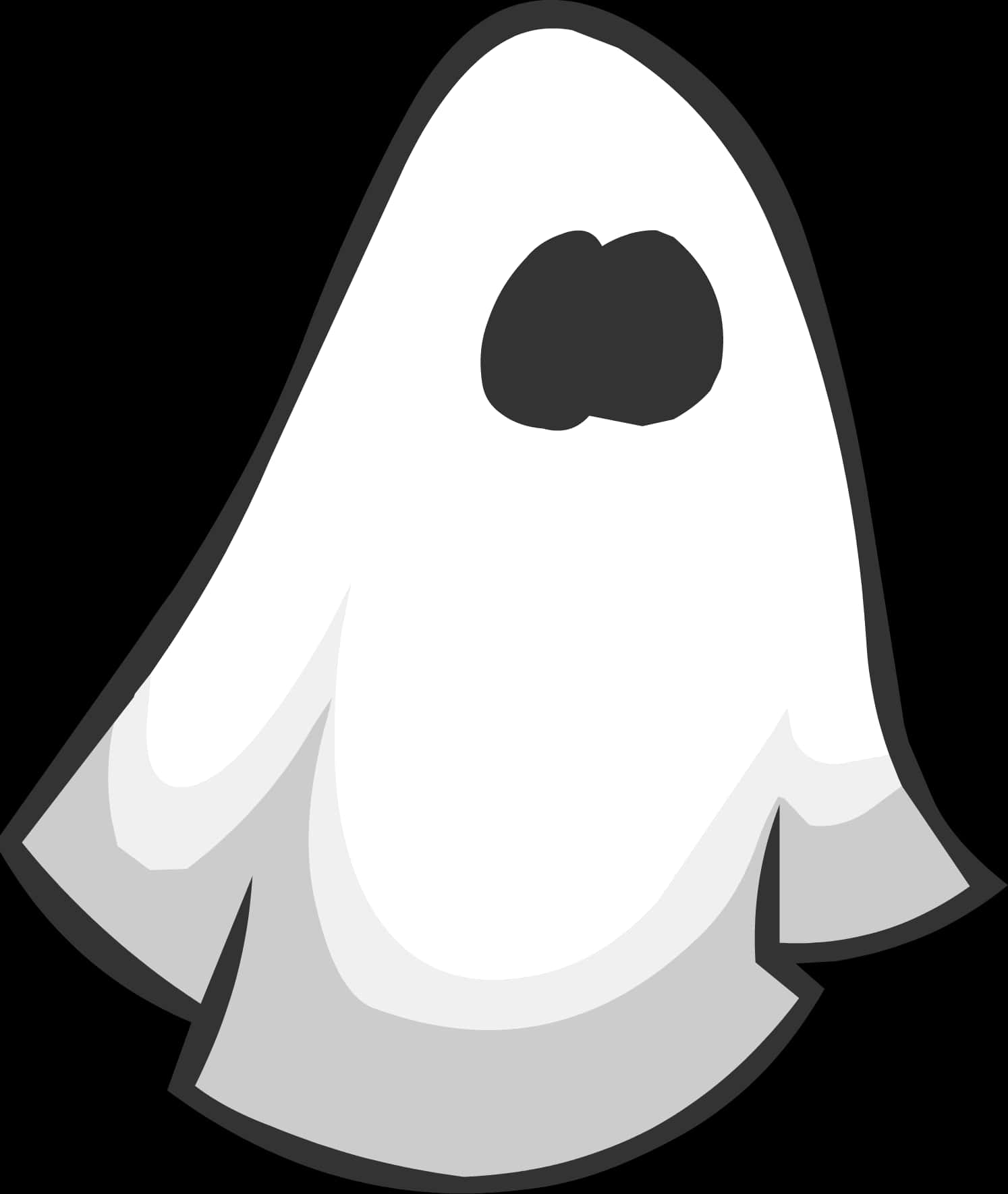 Cartoon Ghost Graphic PNG Image