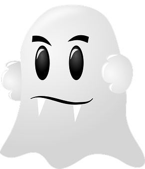 Cartoon Ghost Graphic PNG Image