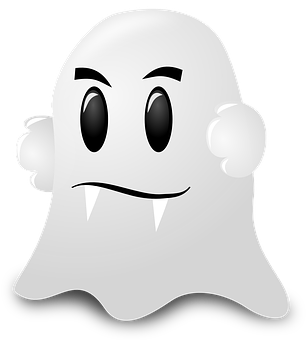 Cartoon Ghost Graphic PNG Image