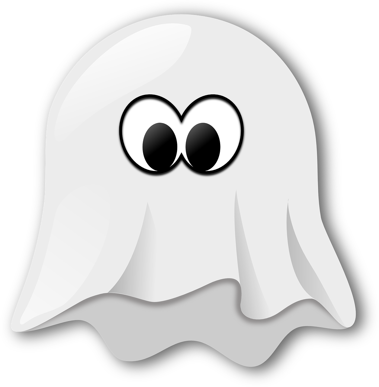 Cartoon Ghost Graphic PNG Image