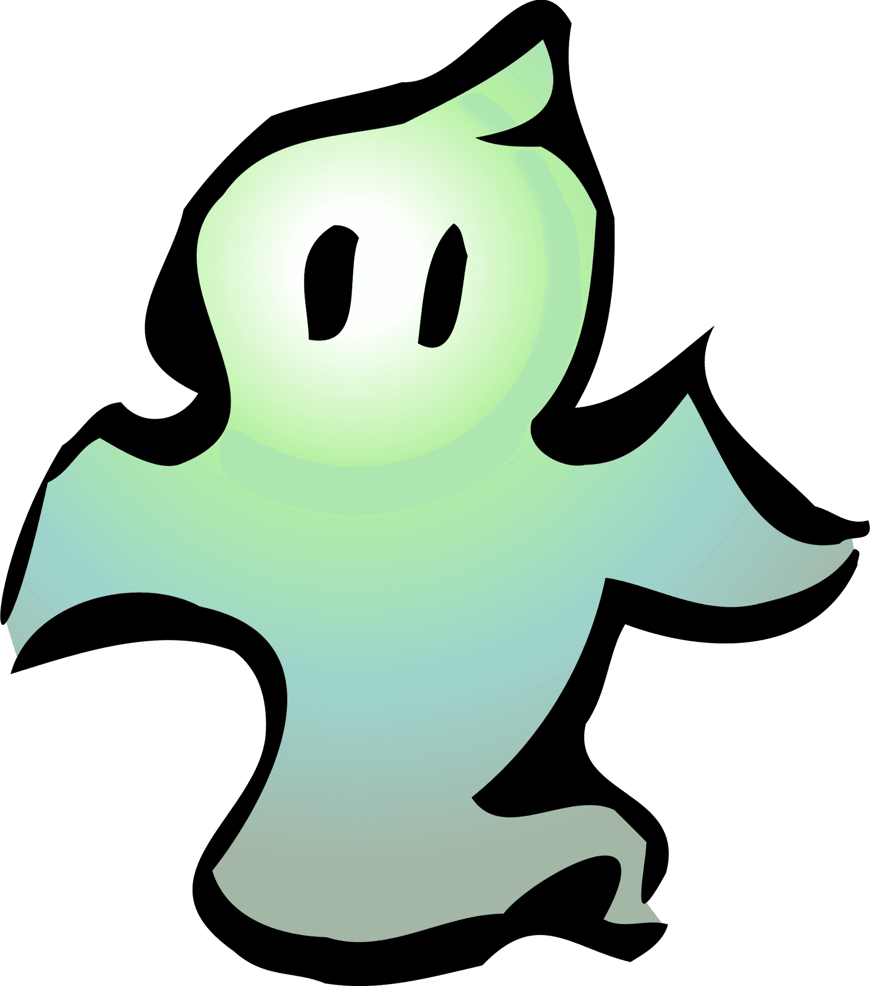 Cartoon Ghost Illustration PNG Image