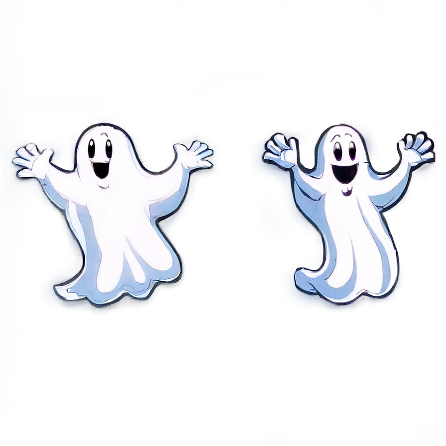 Cartoon Ghosts Png 05242024 PNG Image