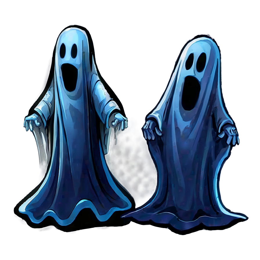 Cartoon Ghosts Png Cqx19 PNG Image