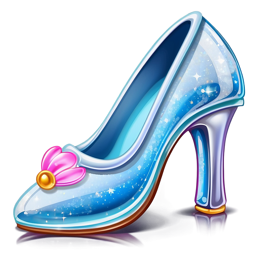 Cartoon Glass Slipper Image Png 06132024 PNG Image