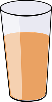 Cartoon Glassof Juice PNG Image