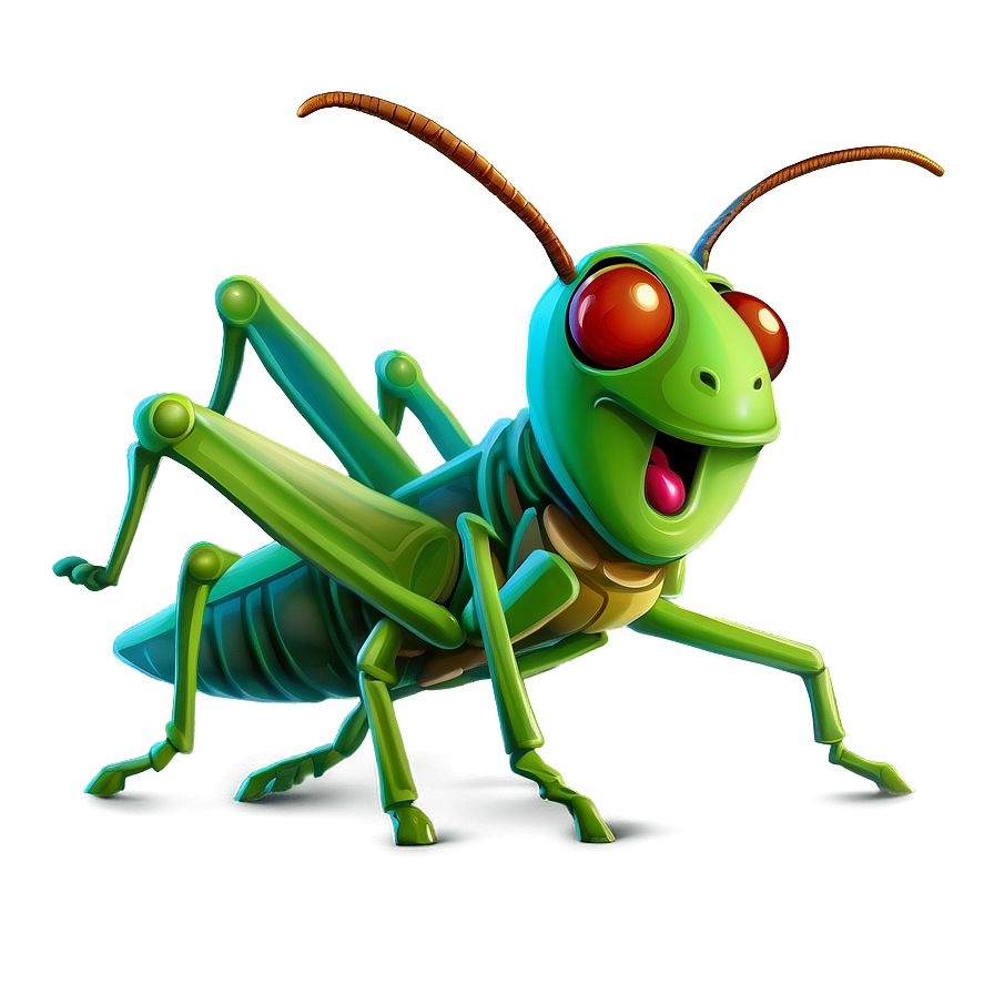 Cartoon Grasshopper Png Aje PNG Image