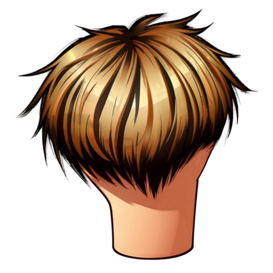 Cartoon Hair Art Png 06272024 PNG Image