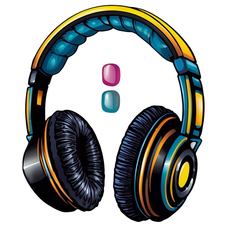 Cartoon Headphones Clipart Png Cep57 PNG Image