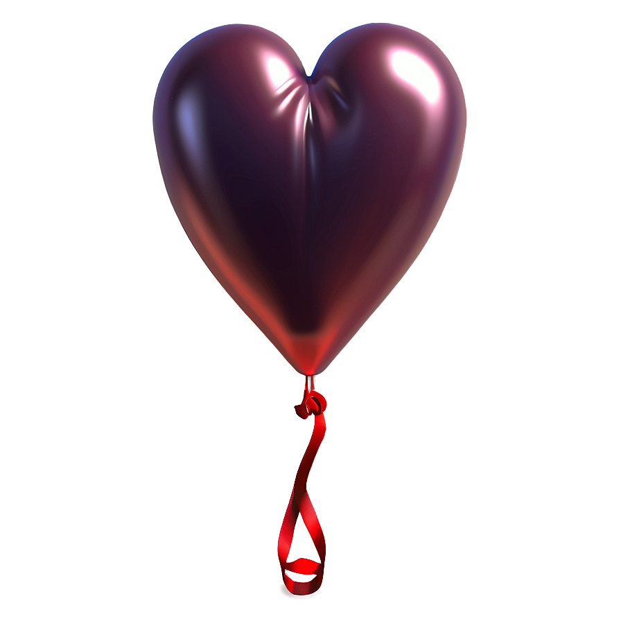 Cartoon Heart Balloon Png 06132024 PNG Image