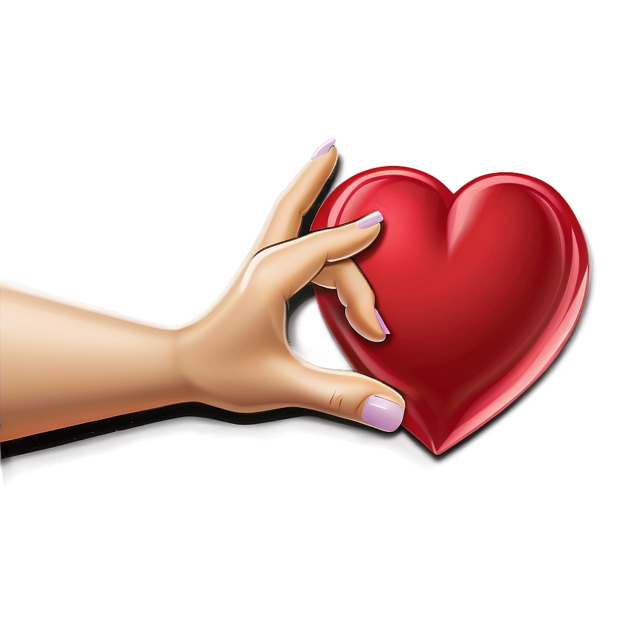 Cartoon Heart In Hand Png 06132024 PNG Image