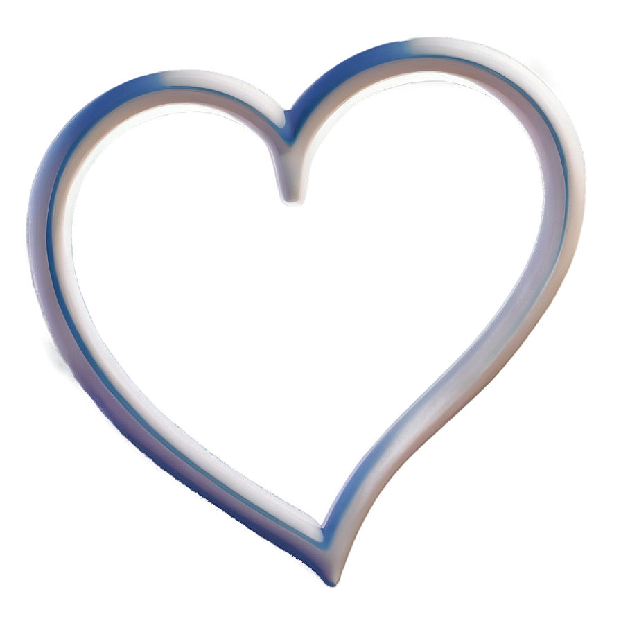 Cartoon Heart Outline Png Ahq PNG Image