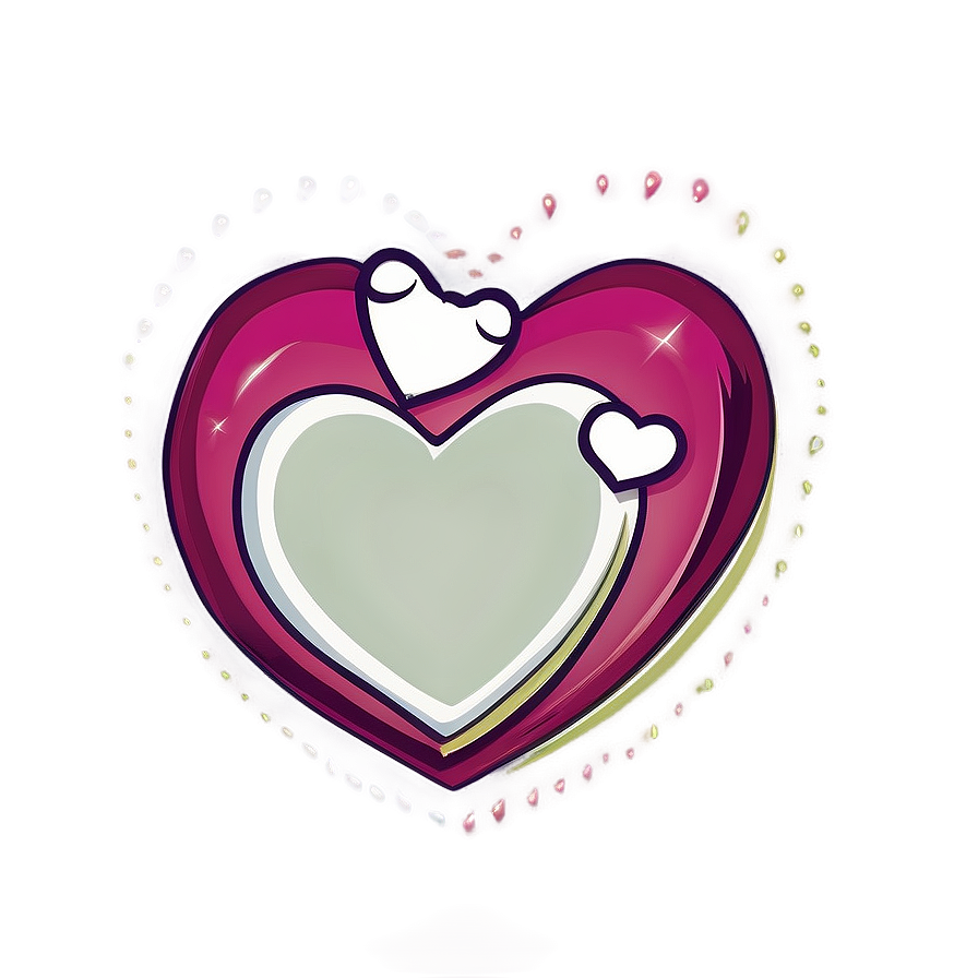 Cartoon Heart Outline Png Vtp47 PNG Image