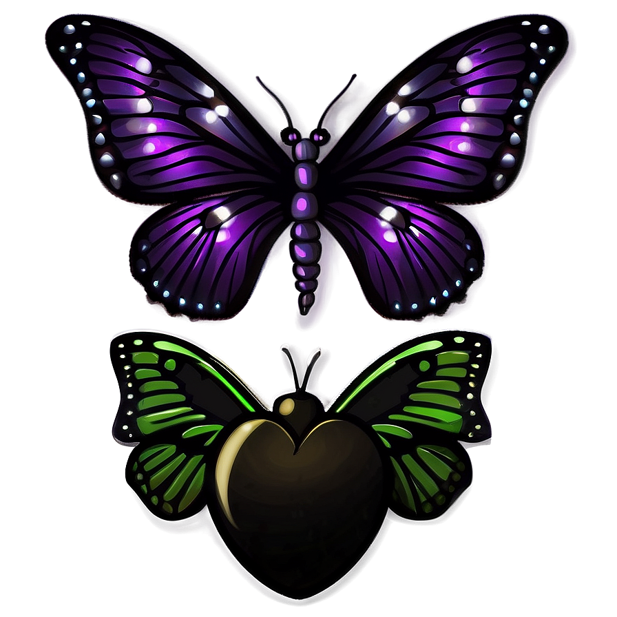 Cartoon Heart With Butterfly Wings Png 41 PNG Image