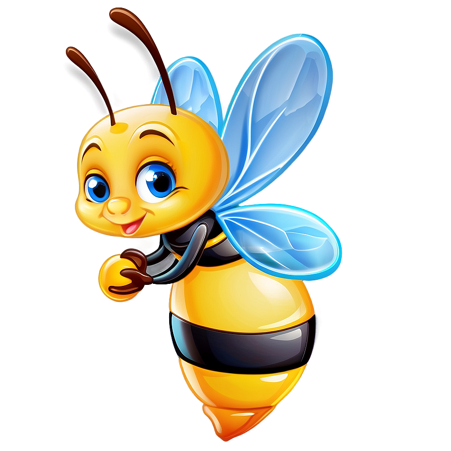 Cartoon Honey Bee Png Slo96 PNG Image