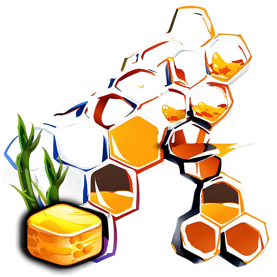 Cartoon Honeycomb Png 05232024 PNG Image