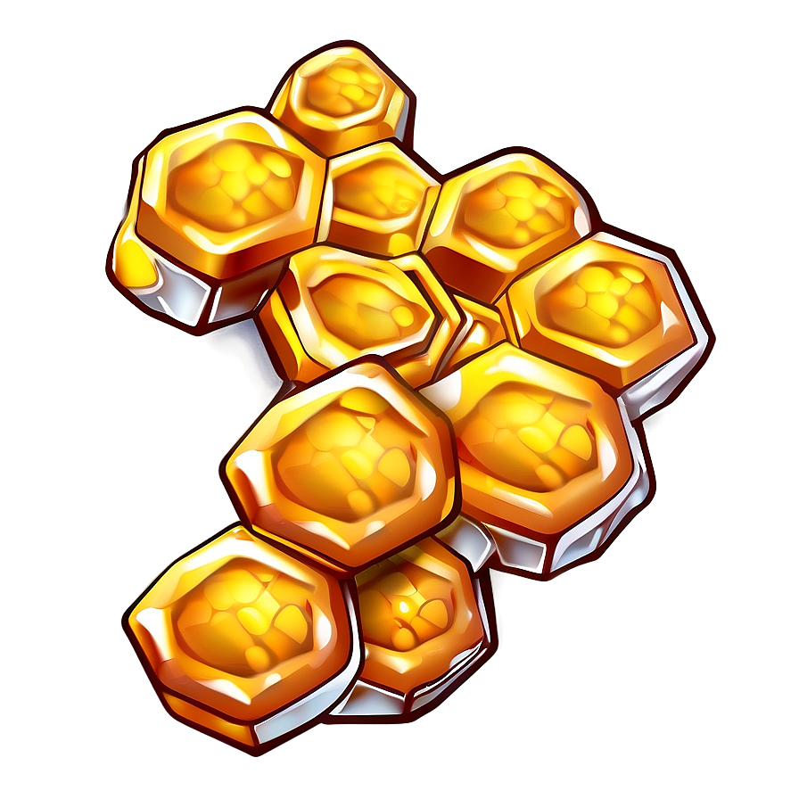 Cartoon Honeycomb Png 2 PNG Image