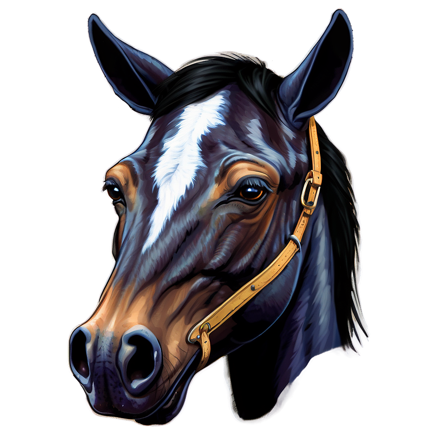 Cartoon Horse Head Clipart Png Dyj PNG Image