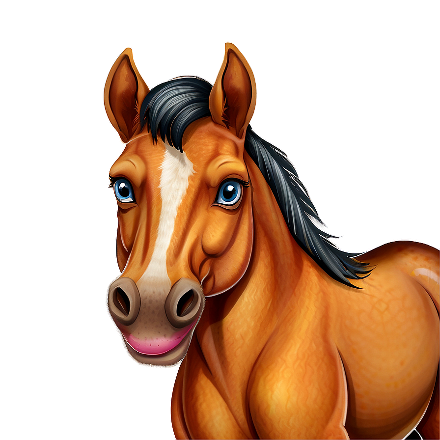 Cartoon Horse Png Gpn PNG Image