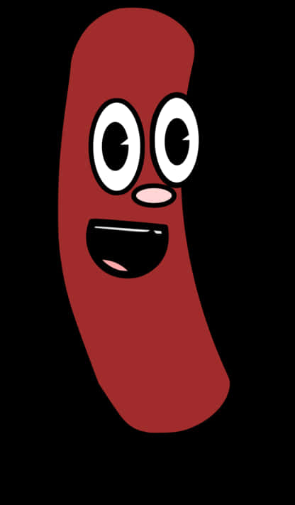 Cartoon Hot Dog Character PNG Image