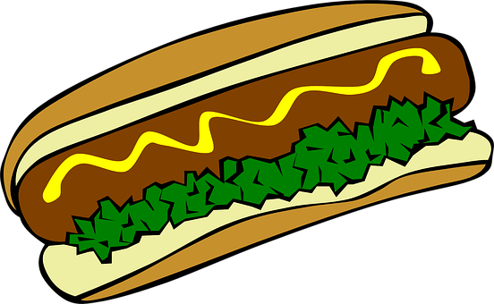 Cartoon Hotdog Illustration PNG Image