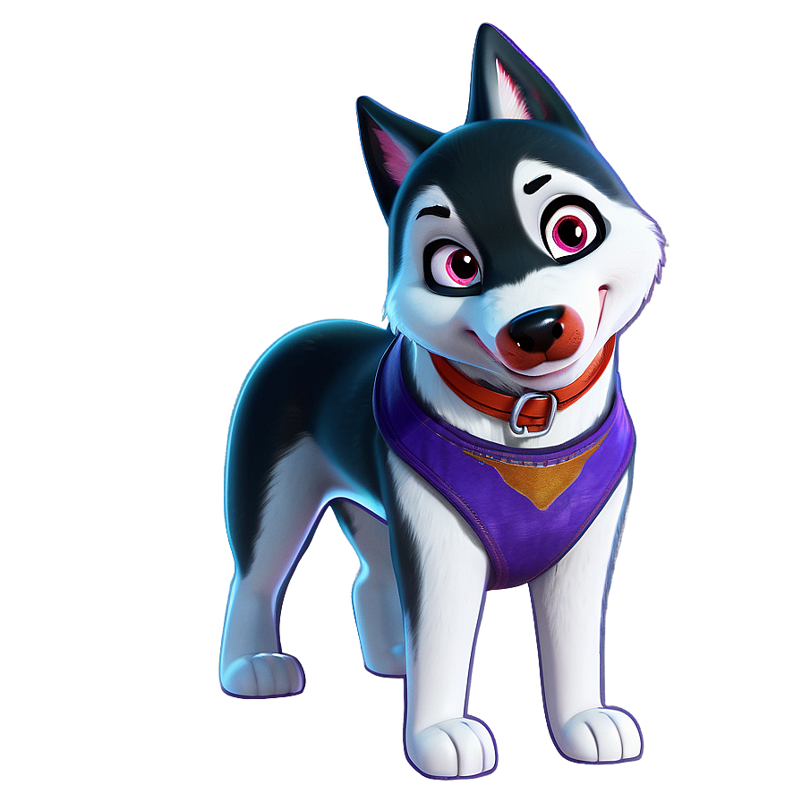 Cartoon Husky Character Png Wwb81 PNG Image