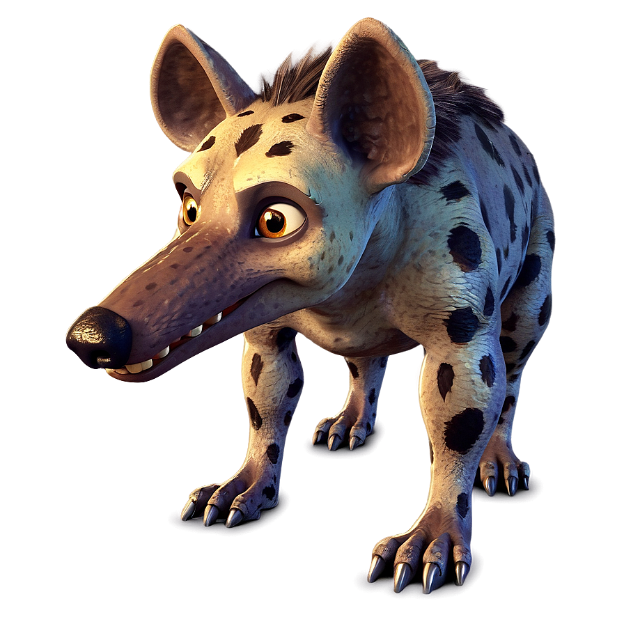 Cartoon Hyena Character Png Tyn56 PNG Image