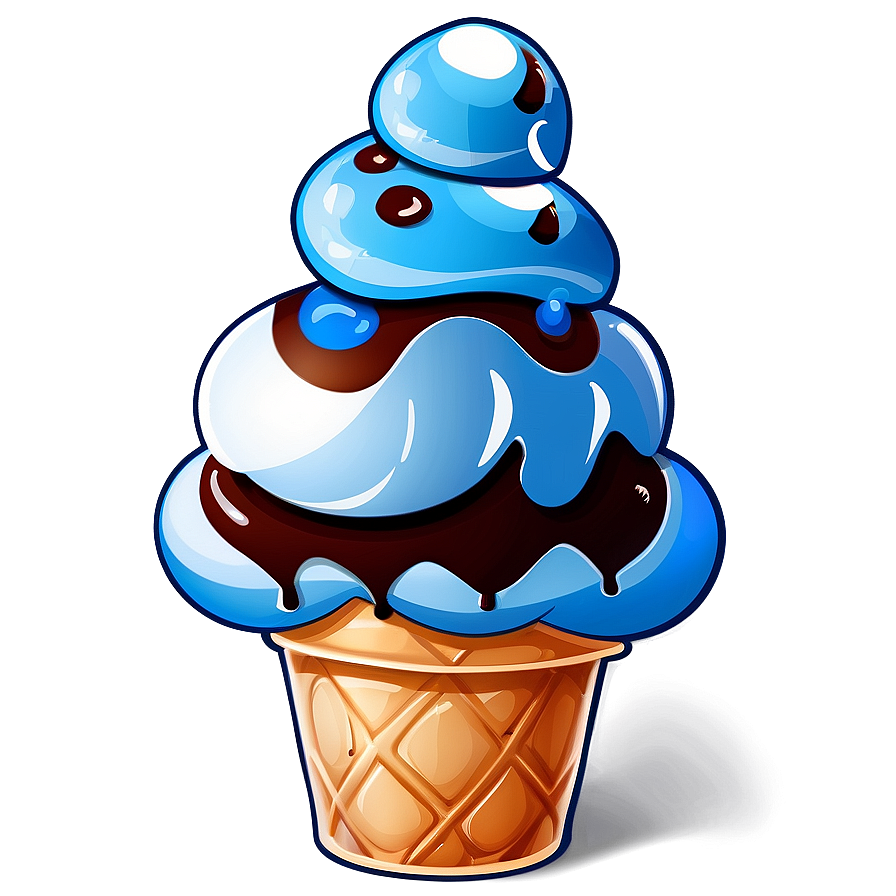 Cartoon Ice Cream Cone Png Iof83 PNG Image