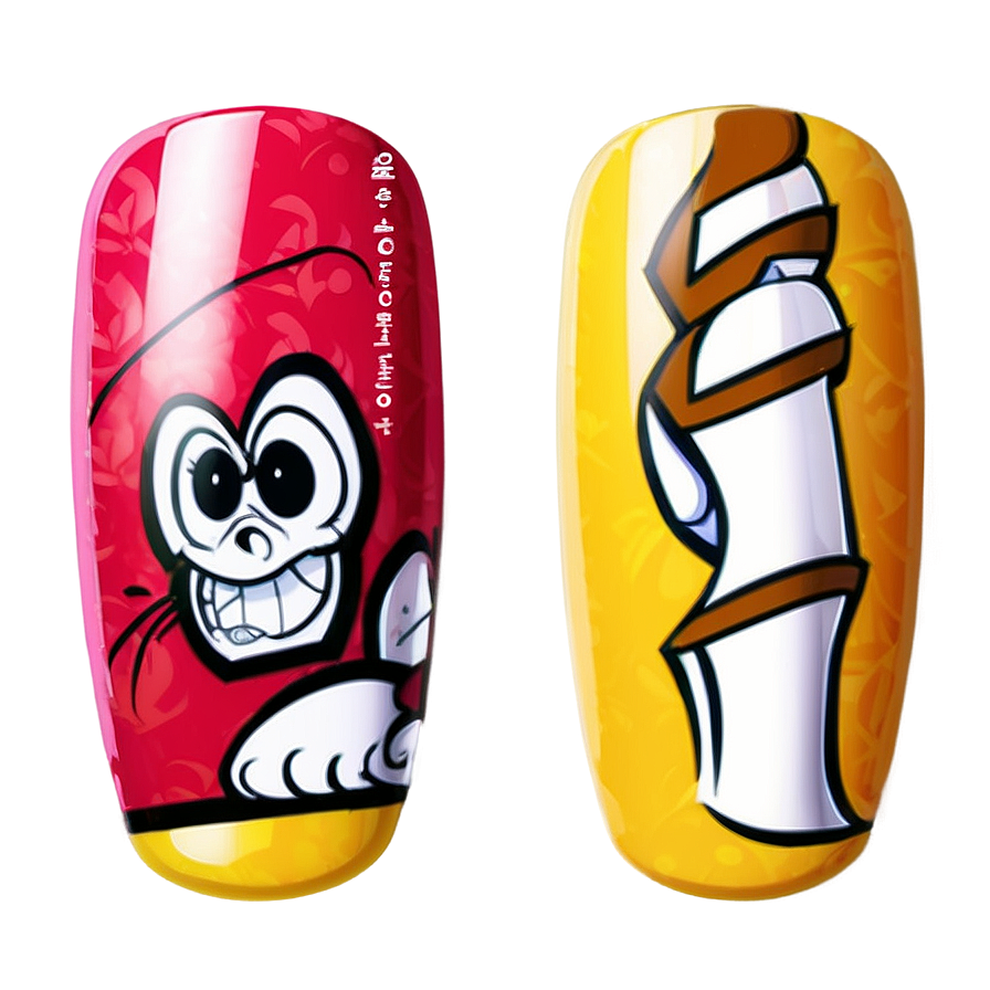 Cartoon Inspired Fake Nails Png 06272024 PNG Image