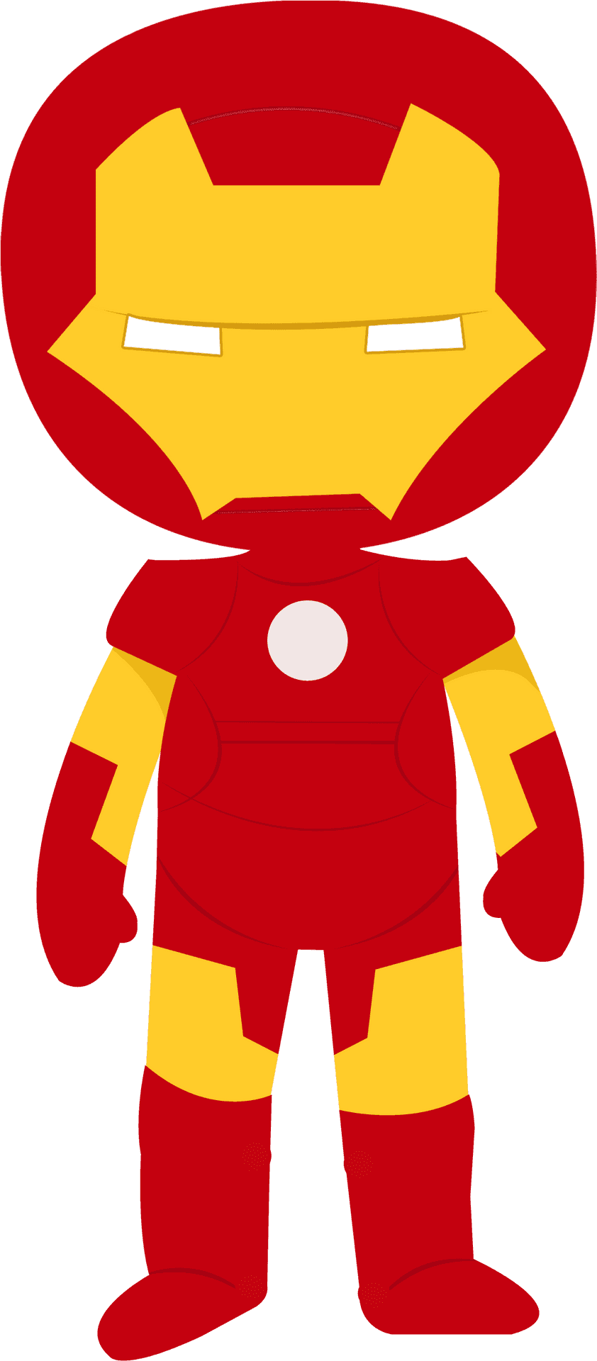 Cartoon Iron Man Costume PNG Image