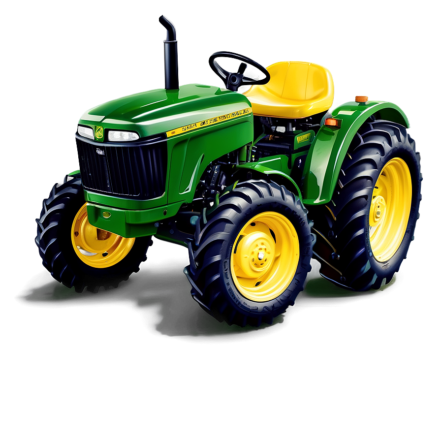 Cartoon John Deere Tractor Image Png 06262024 PNG Image