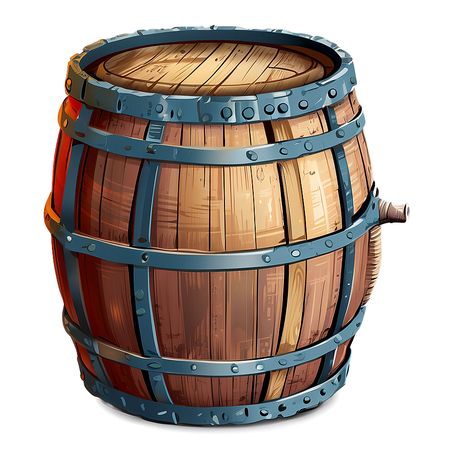 Cartoon Keg Png Evt PNG Image