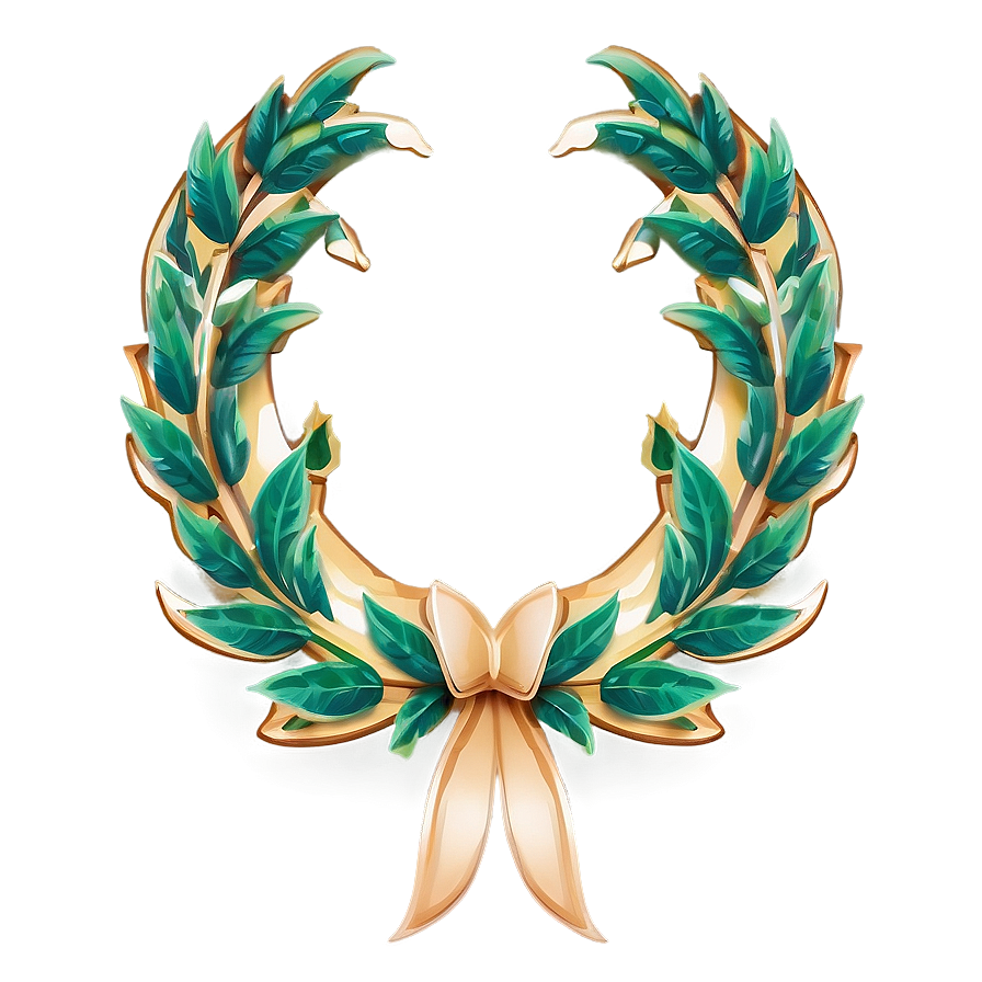 Cartoon Laurel Wreath Png 6 PNG Image