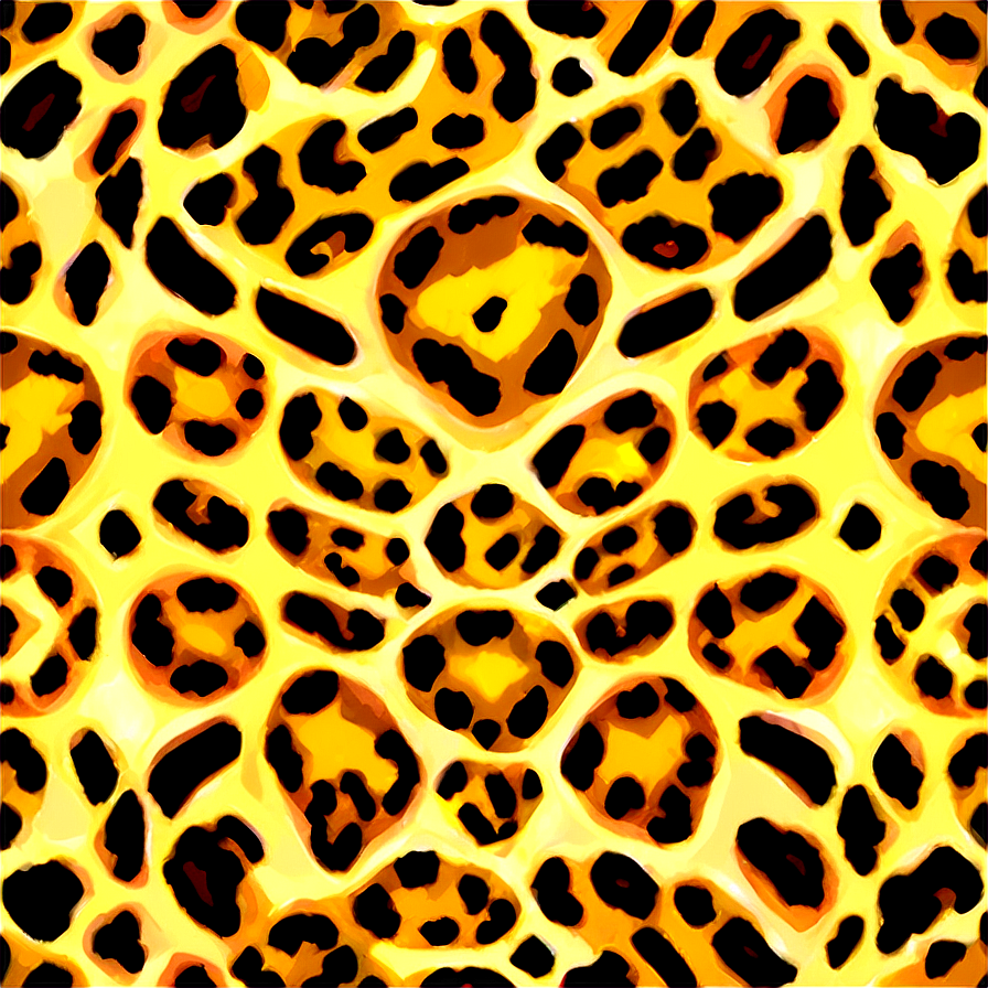 Cartoon Leopard Pattern Png 96 PNG Image