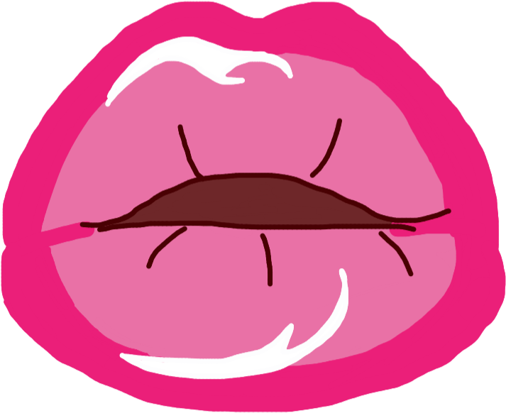 Cartoon Lipswith Rainbow Slug PNG Image