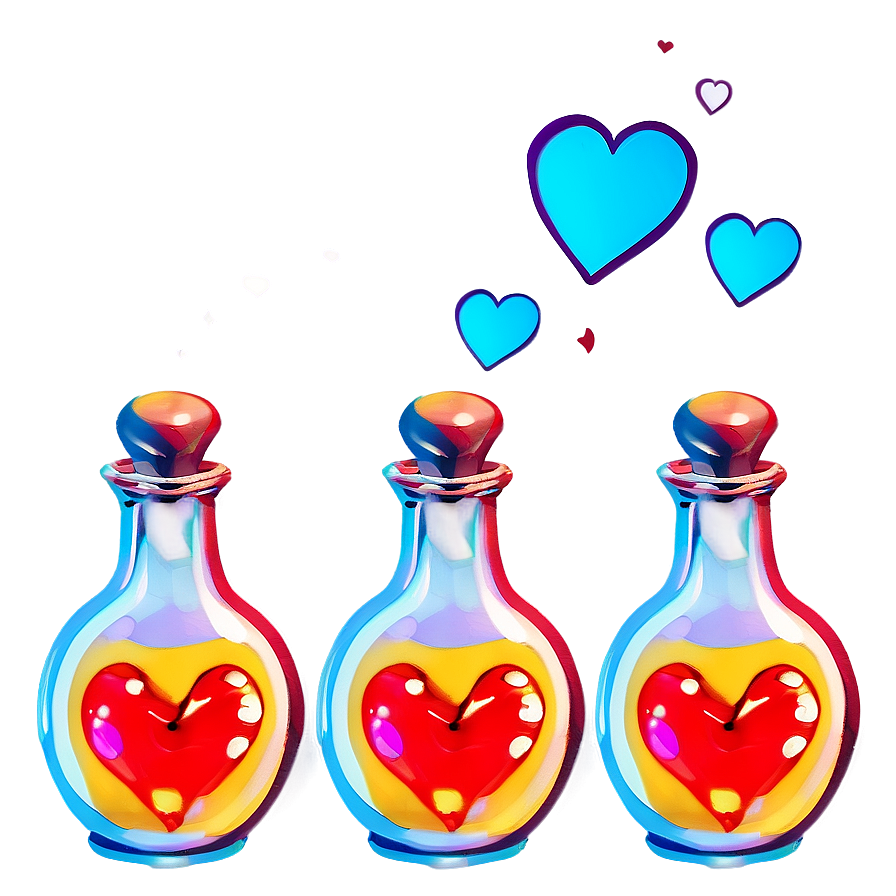 Cartoon Love Potion Png Wbw PNG Image