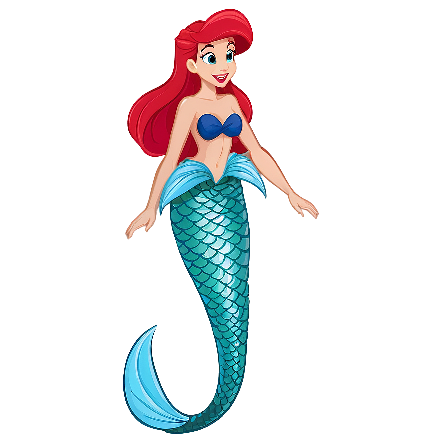 Cartoon Mermaid Ariel Png 55 PNG Image