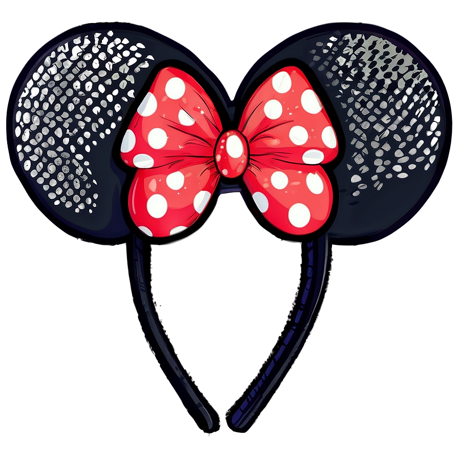 Cartoon Minnie Mouse Ears Png Rvj PNG Image