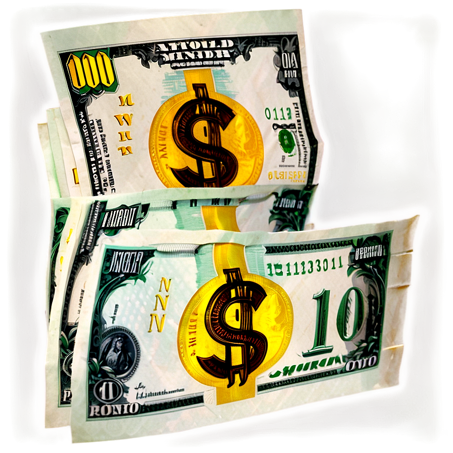 Cartoon Money B PNG Image