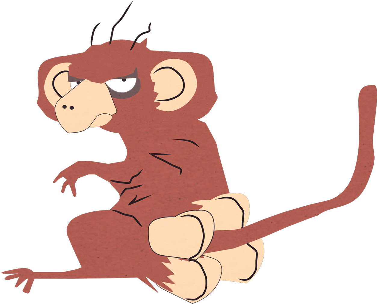 Cartoon_ Monkey_ Character_ Illustration PNG Image