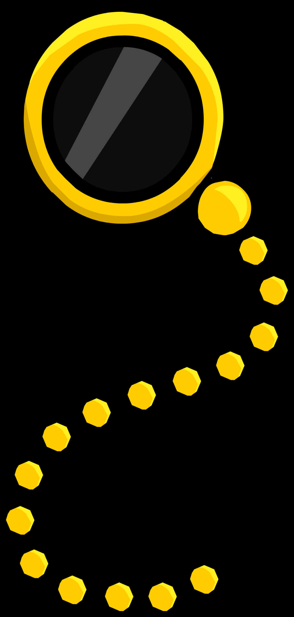 Cartoon Monocle Graphic PNG Image