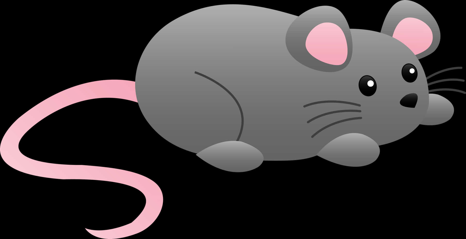 Cartoon Mouse Illustration PNG Image