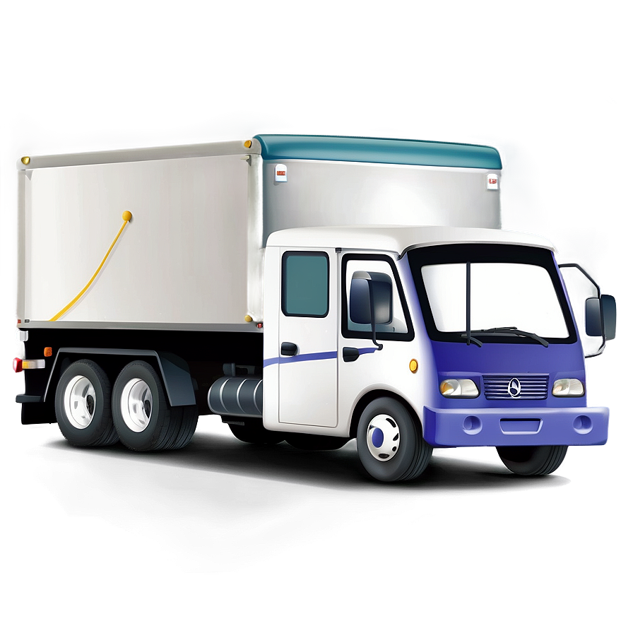 Cartoon Moving Truck Png Vnx26 PNG Image