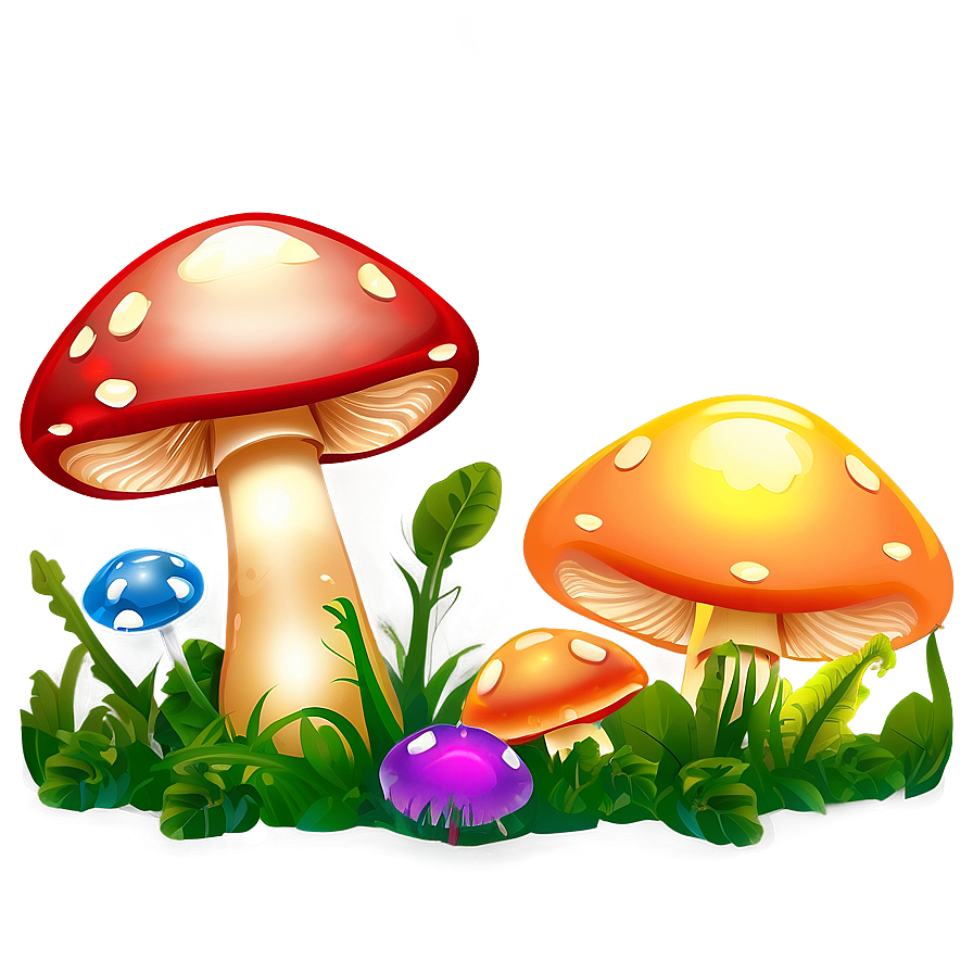 Cartoon Mushroom Png Uvc PNG Image